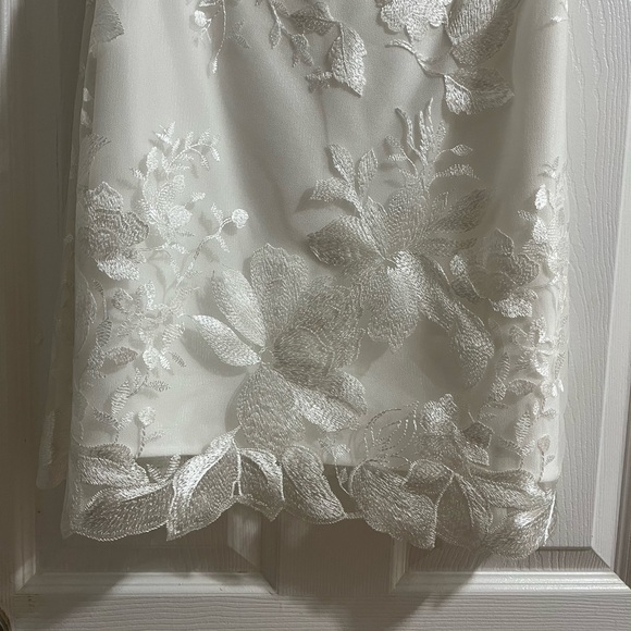 Park & Fifth White Strapless Dress - Picture 5 of 12